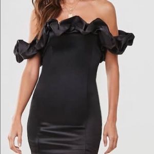 Forever 21 off the shoulder mini dress